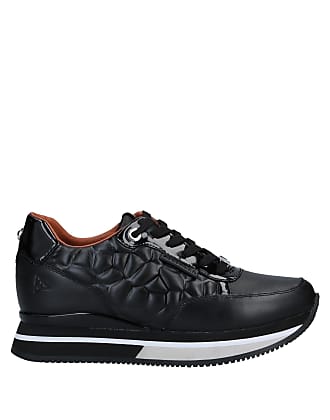 Sneakers Cuir Apepazza en coloris Noir Femme Chaussures Baskets Baskets montantes 