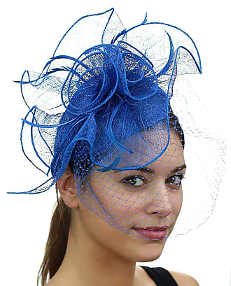 C.C Womens Elegant Cocktail Fashion Mesh Sinamay Fascinator Headband 