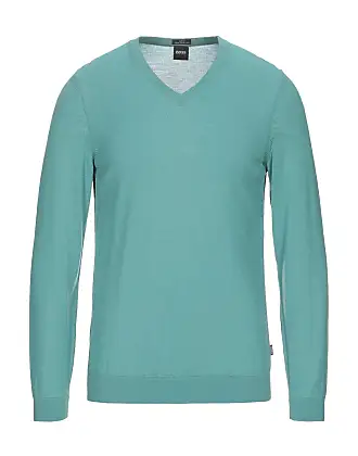 Hugo boss v neck jumper clearance sale