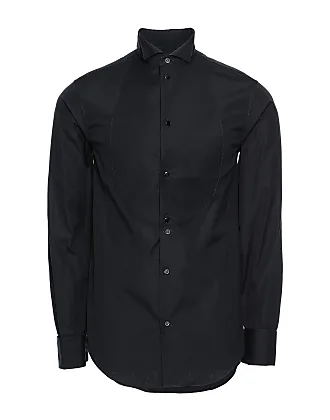 Mens black armani clearance shirt