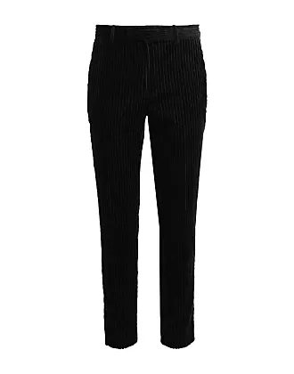 Topman Men's Trousers W 30 in; L 30 in Black Cotton with Polyester, Elastane
