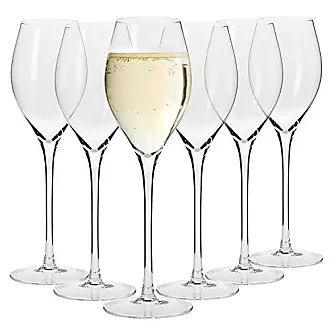 Krosno Stemless Red Wine Glasses, Set of 6, 19.6 oz, Harmony Transparent