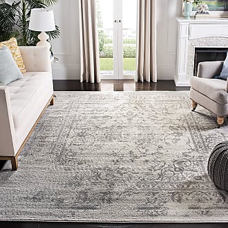 Black SAFAVIEH Amherst Collection AMT442I Non-Shedding Living Room Bedroom Dining Home Office Area Rug 8' x 10' Cream