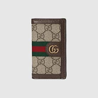 Gucci GG Embossed Passport Case in Black for Men