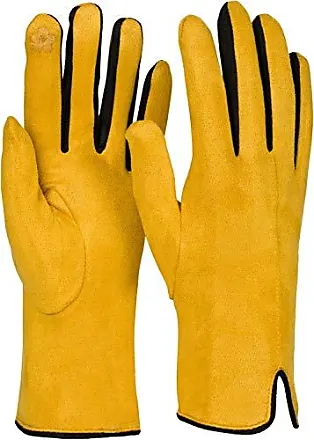 StyleBREAKER gants chaud avec strass et polaire, gants d'hiver