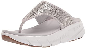 Easy Spirit Sandália feminina Moon2 Sport, Prata, 8.5 Wide