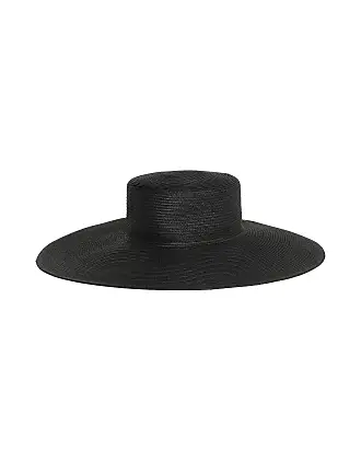 Kimhekim striped wide-brim hat - Black