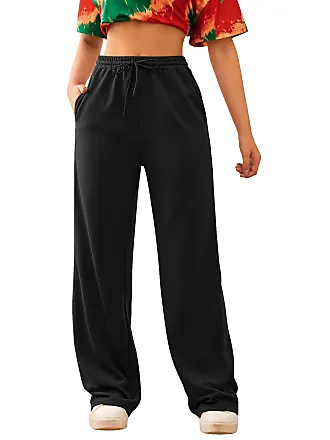 SOLY HUX Women's Sporty High Split Side Striped Joggers Snap Button Track  Pants, Black, Medium : : Clothing, Shoes & Accessories