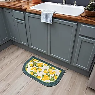 Mohawk Home Dri-Pro Cushion Kitchen Mat, Lemons All Over Slice, Multi, 1' 6 x 2' 6