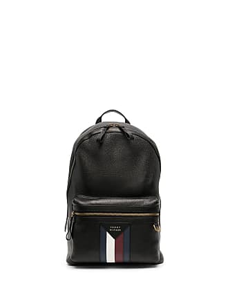 Tommy Hilfiger Faux Leather Monogram Bum Bag in Black for Men