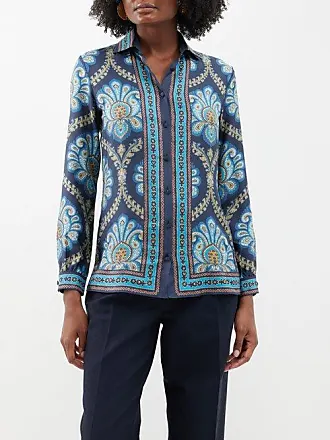 ETRO paisley-print cotton blouse - Neutrals