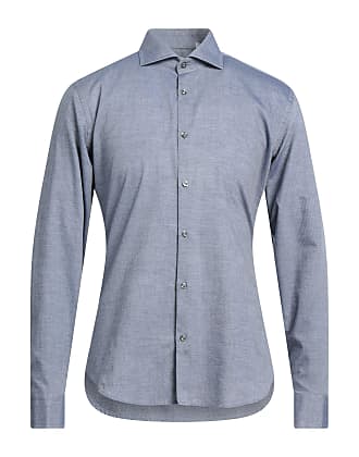 Indochino Men's Custom Kyre Animal Print Blue Shirt | 100% Cotton