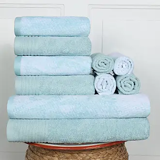 Set of 4 Large Blue Bath Towels Pack Set 100% Cotton 27x55 Navy