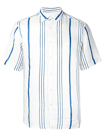 Striped seersucker shirt - Men