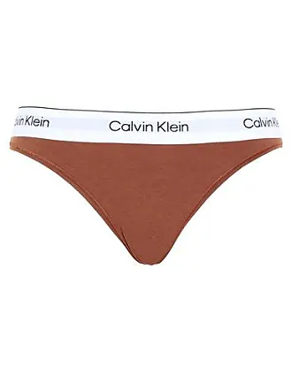 Calvin Klein White Modern Cotton Classic Logo Thong