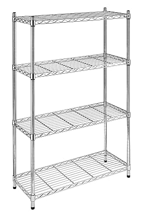 Shelves In Silver 233 Items At, The Mini Shelf Supreme Adjustable Shelving White