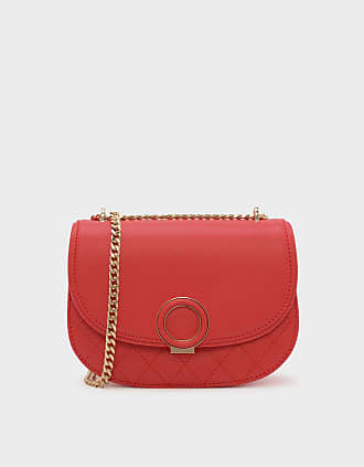 circular buckle crossbody bag