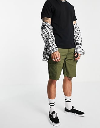 Vintage Dickies Shorts Black Grey Checked Design With Embroidered Logo On Back Vintage Dickies Button Up Pocketed Summer Streetwear Shorts