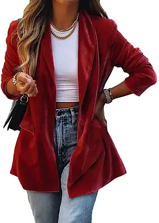 blazer donna elegante December giacca moto donna 4 stagioni a pro Cappotto  reversibile a collo con cerniera a maniche lunghe casual da donna moda giacca  moto donna top donna elegante sexy 