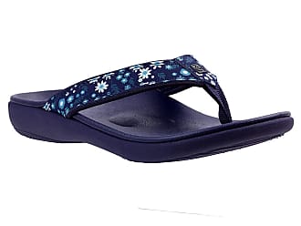 SONOMA Women's Size 9 Medium Marley Blue Floral Buckle Flip Flops  NIB