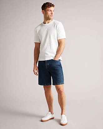 jean shorts outfit mens