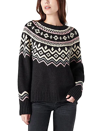 Lucky Brand Women's Multi Fair Isle Thermal Top India