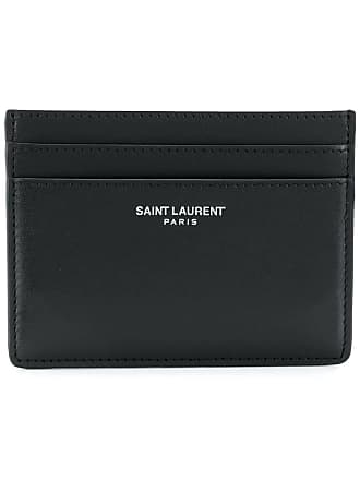 YSL-Plaque Zipped Quilted-Leather Cardholder