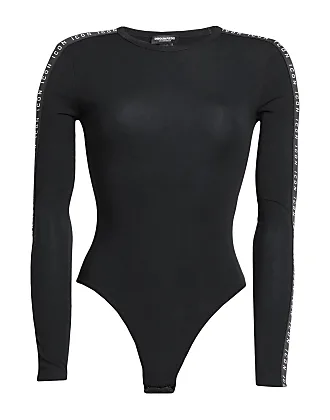 Black High-Cut Bodysuit by BOYAROVSKAYA on Sale
