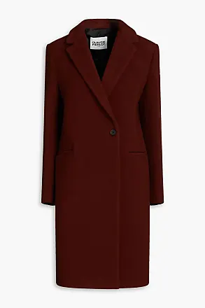 Wooly Trench Coat - Brown