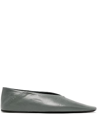 Jil Sander Leather Slingback Ballet Flats