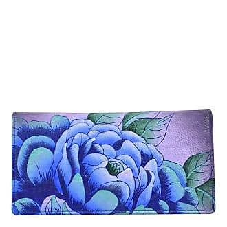  Anna by Anuschka Women's Hand Painted Genuine Leather Multi  Pocket Wallet - Birds in Paradise : Clothing, Shoes & Jewelry