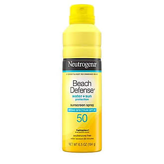 Neutrogena Beach Defense Sunscreen Spray SPF 50 Water-Resistant Sunscreen Body Spray with Broad Spectrum SPF 50, PABA-Free, Oxybenzone-Free & Fast-Drying, Superi