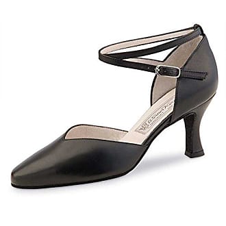 Cuir argenté Werner Kern Chaussures de danse pour femme Mary 5.5 Normal Talon plat de 5,5 cm argenté Fabriquées en Italie Argenté 