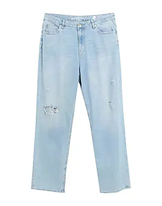 Gaecuw Jeans for Women Trendy Slim Fit Scrunch Long Pants Button Up Pull On  Lounge Trousers Ripped Pants Loose Baggy Jeans High Waisted Denim Summer