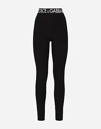 Black Logo-embossed technical-jersey leggings