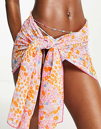 Camicia da mare oversize a fiorellini di Candypants Donna Abbigliamento da Abbigliamento da spiaggia da Sarong e parei 