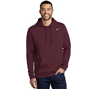 nike foundation overhead moletom com capuz burgundy