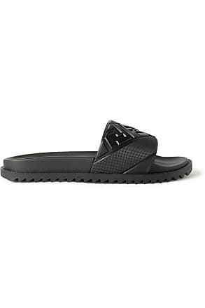 Fendi Lodo-Embossed Rubber Slides