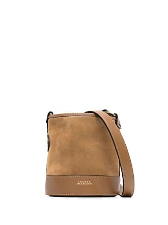 Isabel Marant Large Samara Suede Bucket Bag in Camel