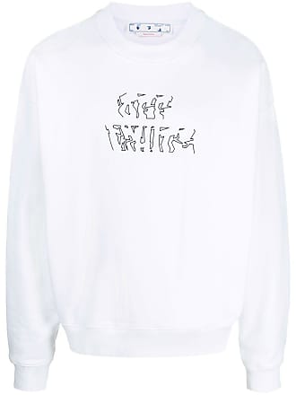 Off-White Stitched Graffiti logo-embroidered Sweatshirt - Farfetch