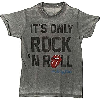 Rolling Stones The New York City 75' Womens Burnout T-Shirt Grey