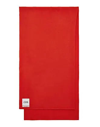 Bandana rossa con motivo cachemire sui due lati, colore rosso rosso Red 55  x 55 cm : : Moda