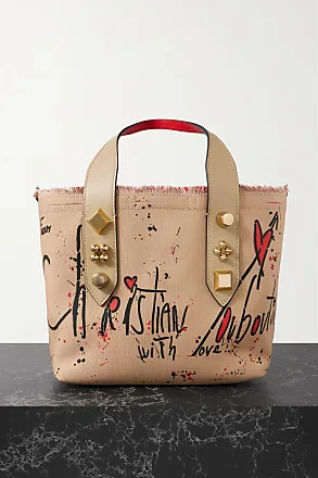 Christian Louboutin - Men - logo-embossed Canvas and Leather Tote Bag Neutrals