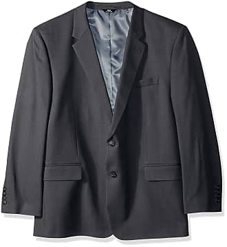 Haggar Mens Premium Stria Tailored Fit Suit Separate Pant 34Wx30L J.M Dk Grey Heather 