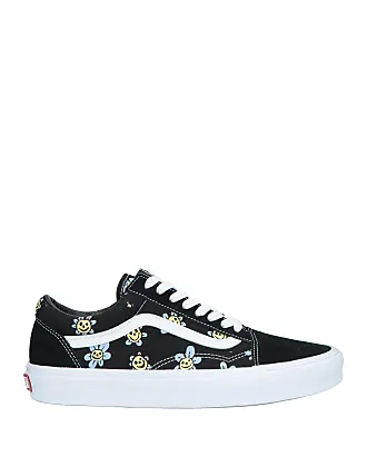 Plain black vans on sale shoes