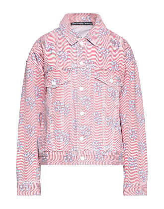 alexander wang pink jean jacket