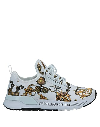 Femme Chaussures Baskets Baskets montantes Sneakers Cuir Versace en coloris Jaune 