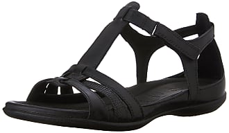 ecco black sandals sale