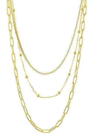 mit Einfarbig-Muster Ketten / | ab Gelb: Produkte Halsketten in 57 € 24,99 Stylight