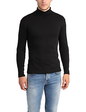 M Lower East Men's Slim Fit Turtleneck Sweater Anthracite Blend Pack of 2